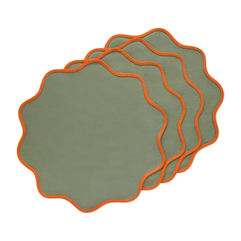 Persimmon Orange & Oil Green
