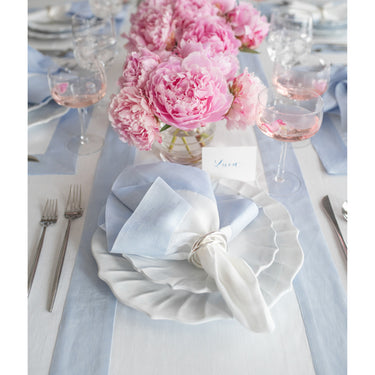 Light Blue & White