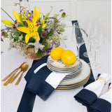 Navy & White