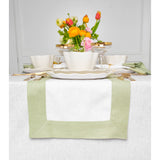 Sage Green & White