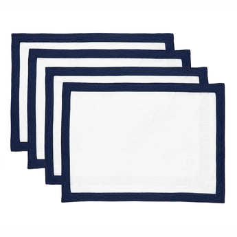 Navy & White