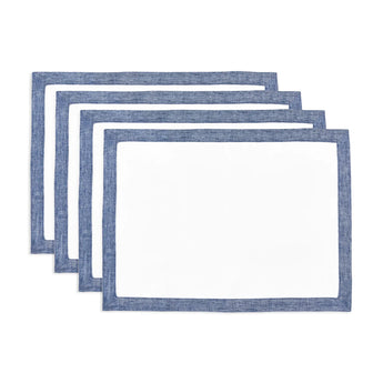 Chambray Indigo & White
