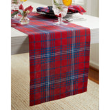 Red & Navy Tartan