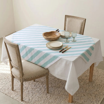 Aqua & White