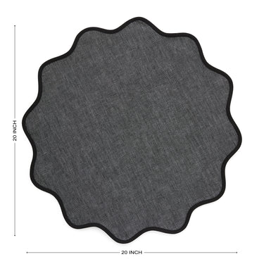 Black & Charcoal Grey