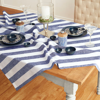 Navy & White