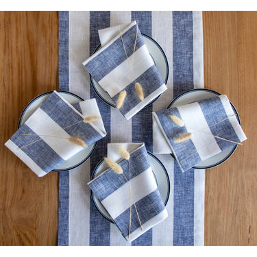 Navy & White