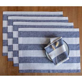 Navy & White