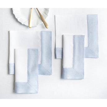 Light Blue & White