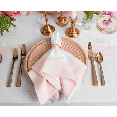 Blush Pink & White