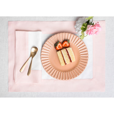 Blush Pink & White