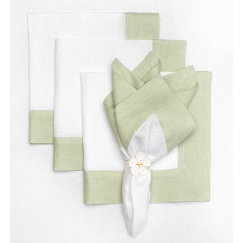 Sage Green & White