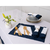 Navy & White