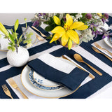Navy & White