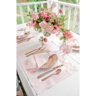 Blush Pink & White