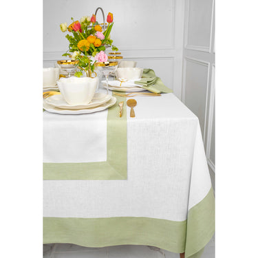 Sage Green & White