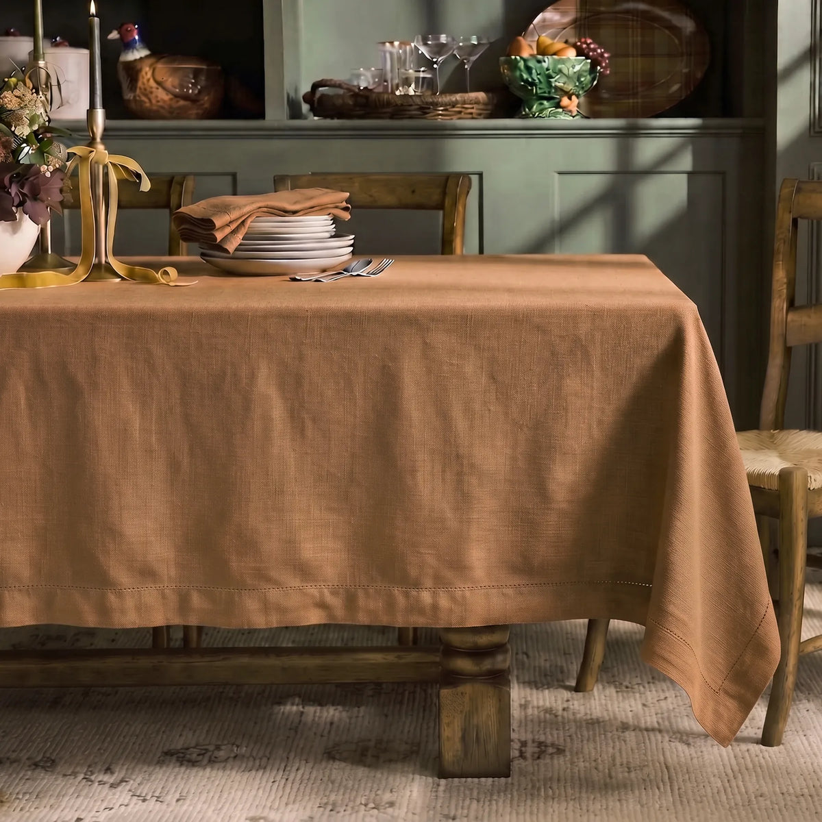 Linen Mat Linen Placemats - 100% Pure Natural Linen Table Mats - Solino Home Linen
