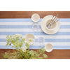 Sky Blue and White Cabana Stripe