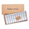 Sky Blue & White Capri Stripe