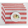 Red and White Cabana Stripe