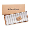Natural & White Capri Stripe