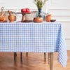 Hydrangea Blue Gingham