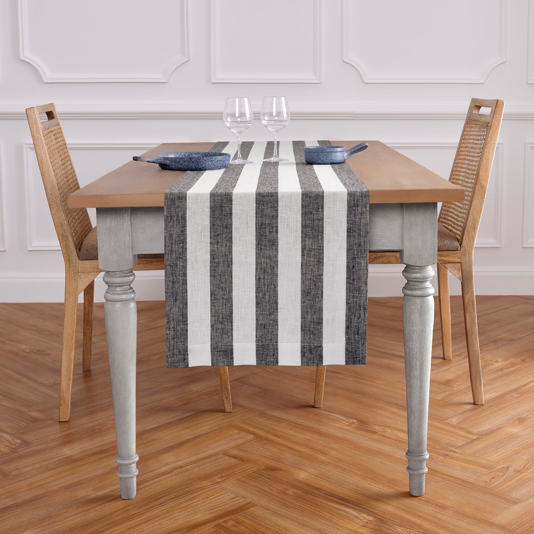 Black and White Cabana Stripe