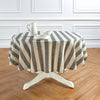 Black and Natural Cabana Stripe