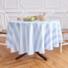 Sky Blue and White Cabana Stripe