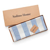 Sky Blue and White Cabana Stripe