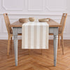 Natural and White Cabana Stripe