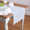 Sky Blue & White Capri Stripe