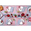 Red and White Narrow Stripe