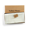 Sage and White Narrow Stripe
