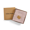 Cinnamon and White Amalfi Stripe