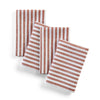 Cinnamon and White Amalfi Stripe