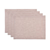 Cinnamon and White Narrow Stripe