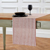 Cinnamon and White Amalfi Stripe