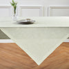 Sage and White Narrow Stripe