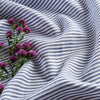 Navy and White Narrow Stripe