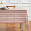Cinnamon and White Amalfi Stripe