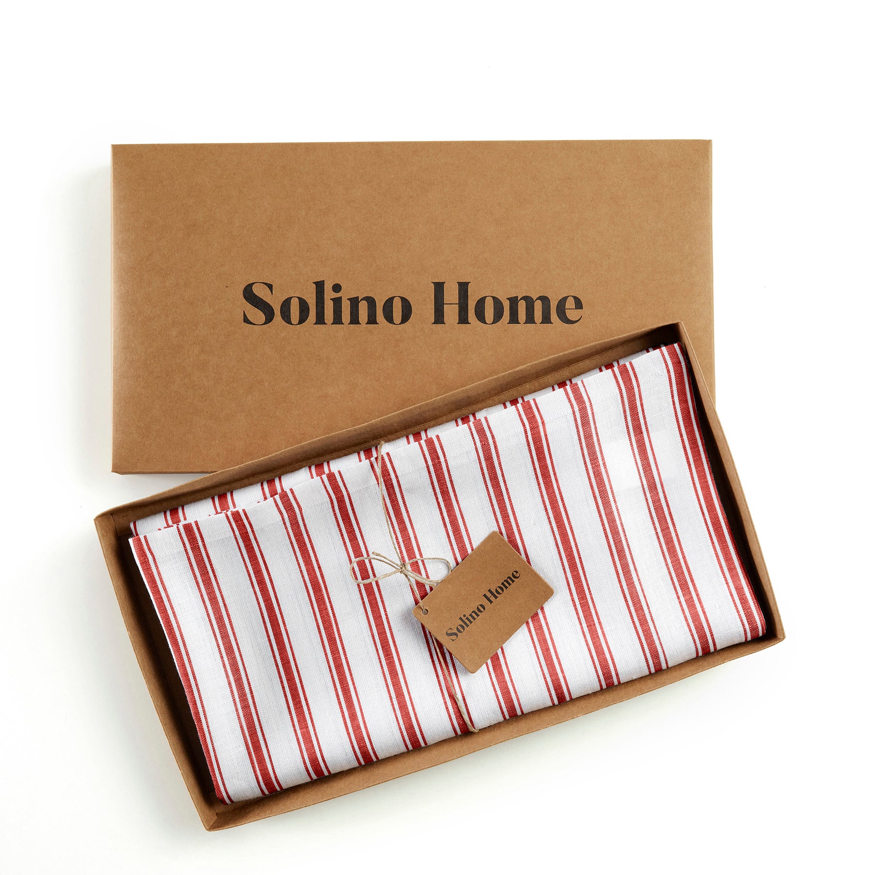 Red & White Capri Stripe
