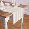 Natural and White Cabana Stripe