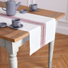 Burgundy and White Farmhouse