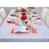 Navy and White Amalfi Stripe