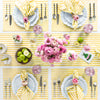 Primrose Yellow and White Amalfi Stripe