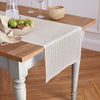 Natural and White Amalfi Stripe