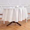 Natural & White Capri Stripe