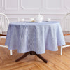 Navy and White Narrow Stripe