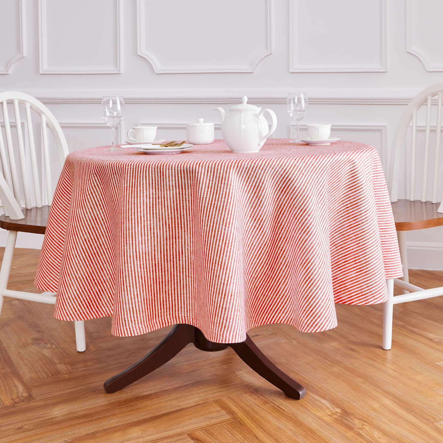 Red and White Narrow Stripe